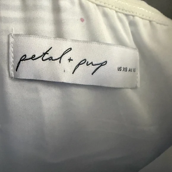 PETAL & PUP AVALEE STRAPLESS MAXI DRESS - BLUE STRIPE XS B371 - Picture 7 of 7